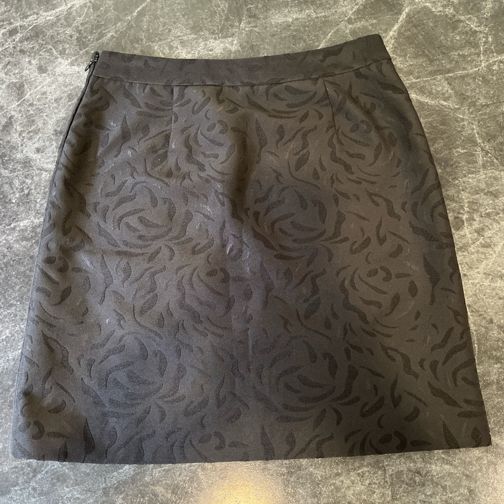 Loft Petites Black Skirt